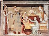Giovanni da Milano The Birth of the Virgin painting